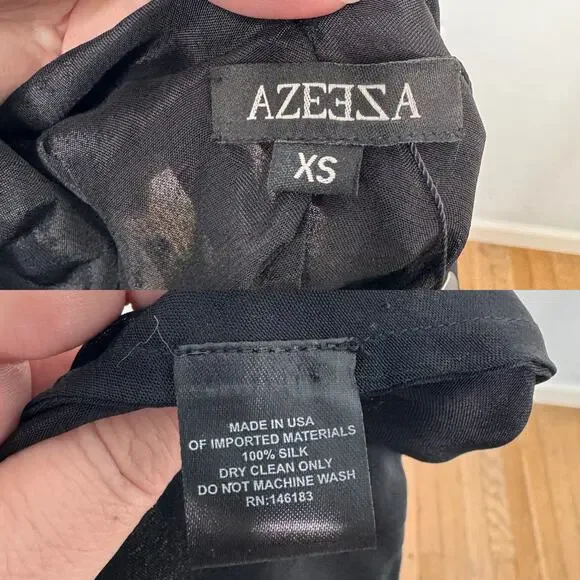 NWT Azeeza Atwood Sequin Dress Black Mini Cocktail Party Vegas LBD Size XS - Picture 7 of 12